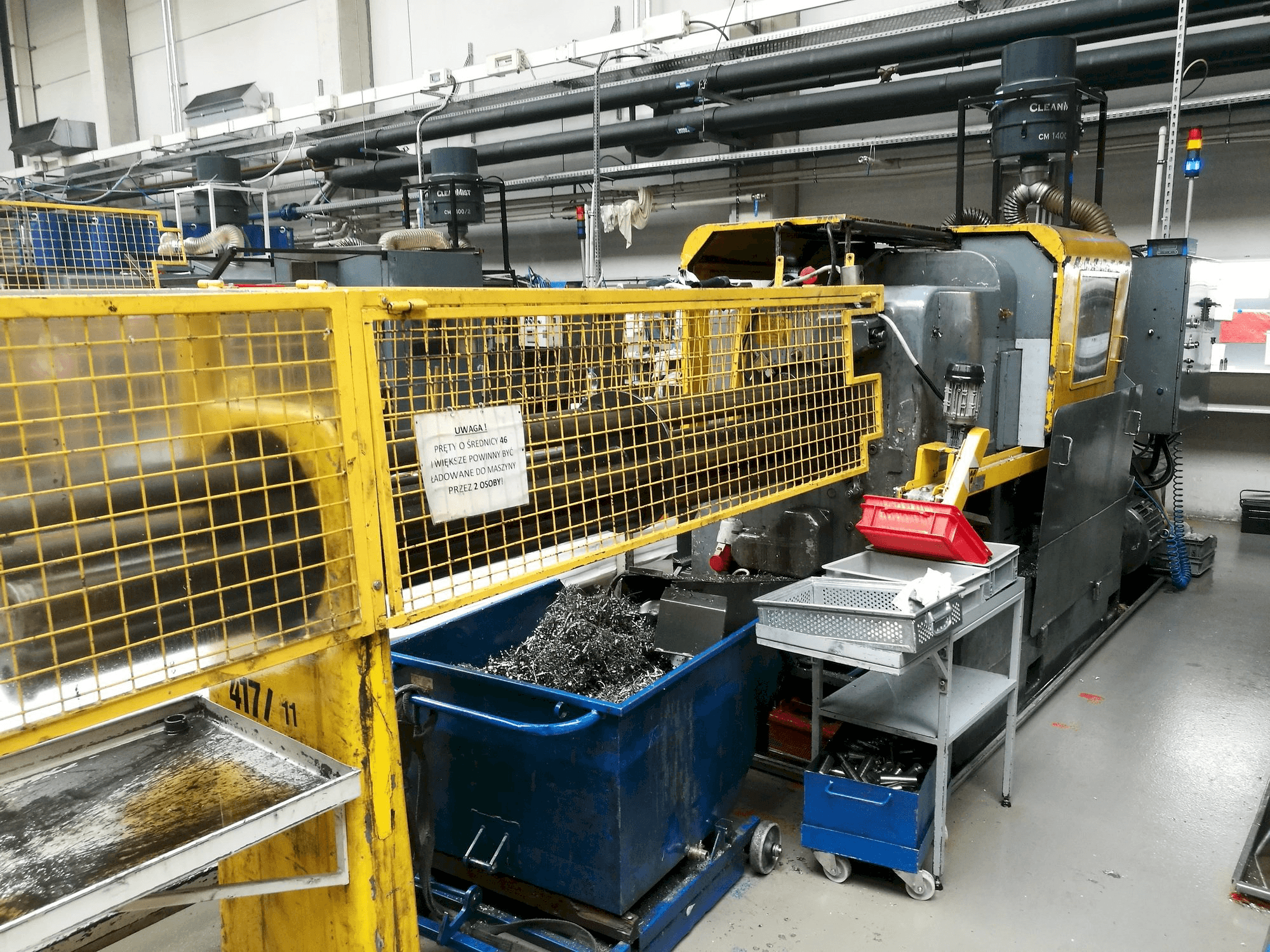 Makine Wickman 1 3/8"-6 - Önden görünüm