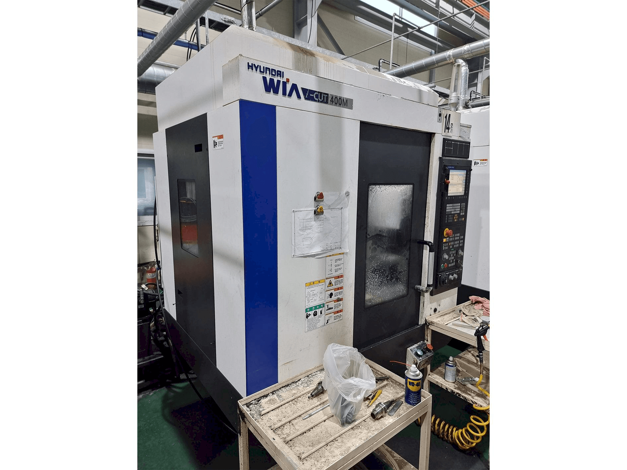 Makine Hyundai Wia i-CUT400M - Önden görünüm