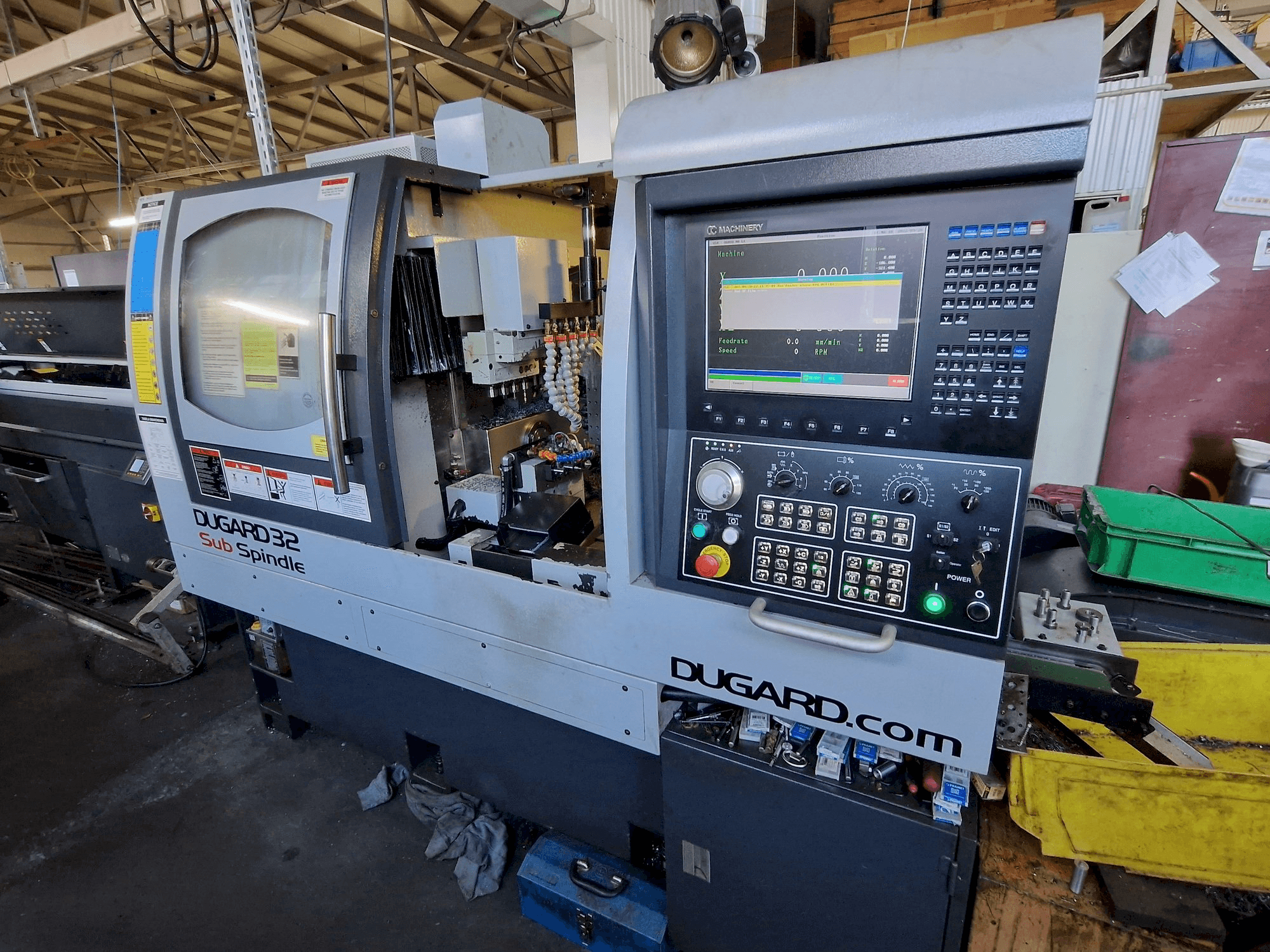 Makine Dugard 32 Sub Spindle - Önden görünüm