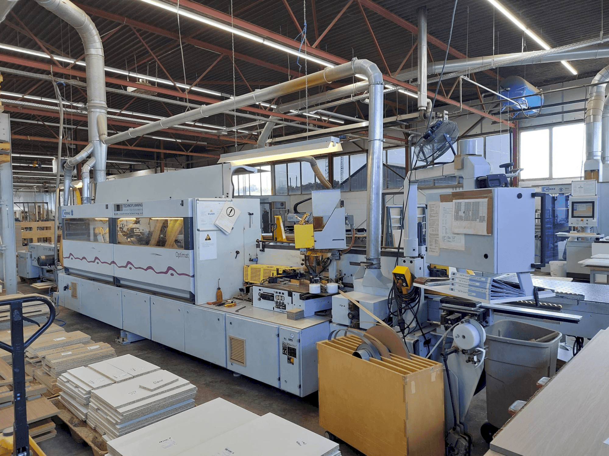 Makine HOMAG Optimat KL 78/A20/S2/Z - Önden görünüm