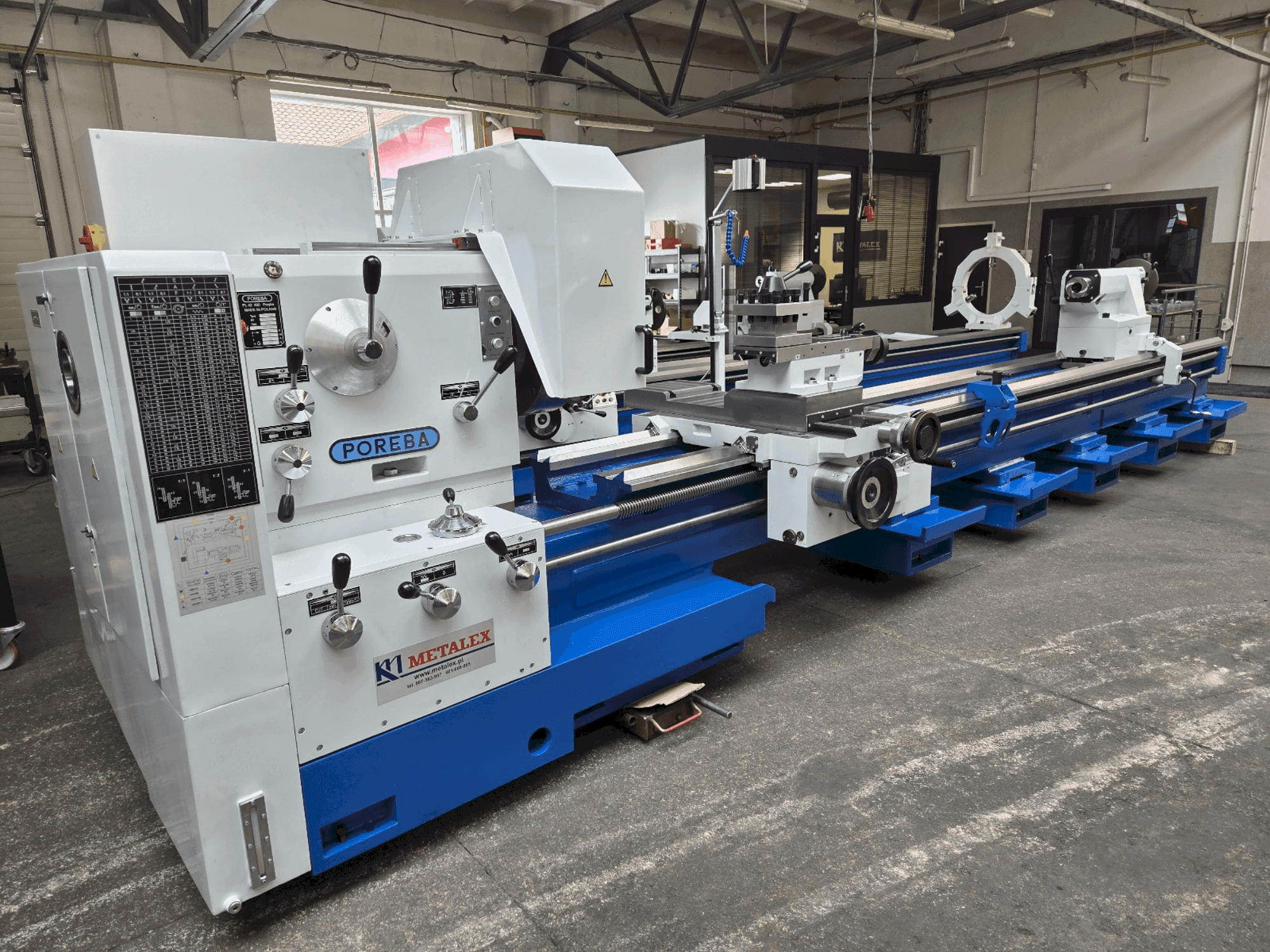 Makine Poreba TPK 90/5M - Önden görünüm