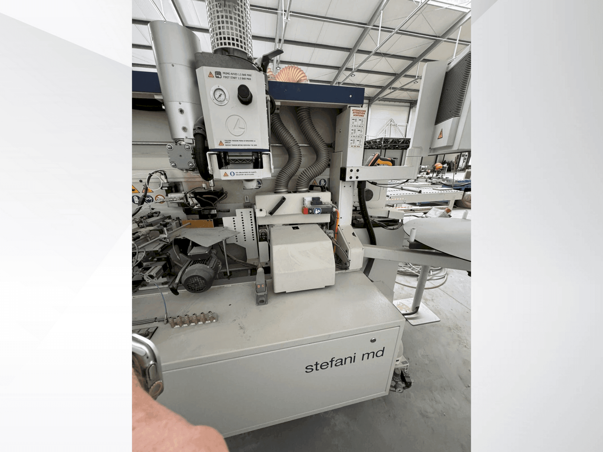 Makine SCM STEFANI MD - Önden görünüm