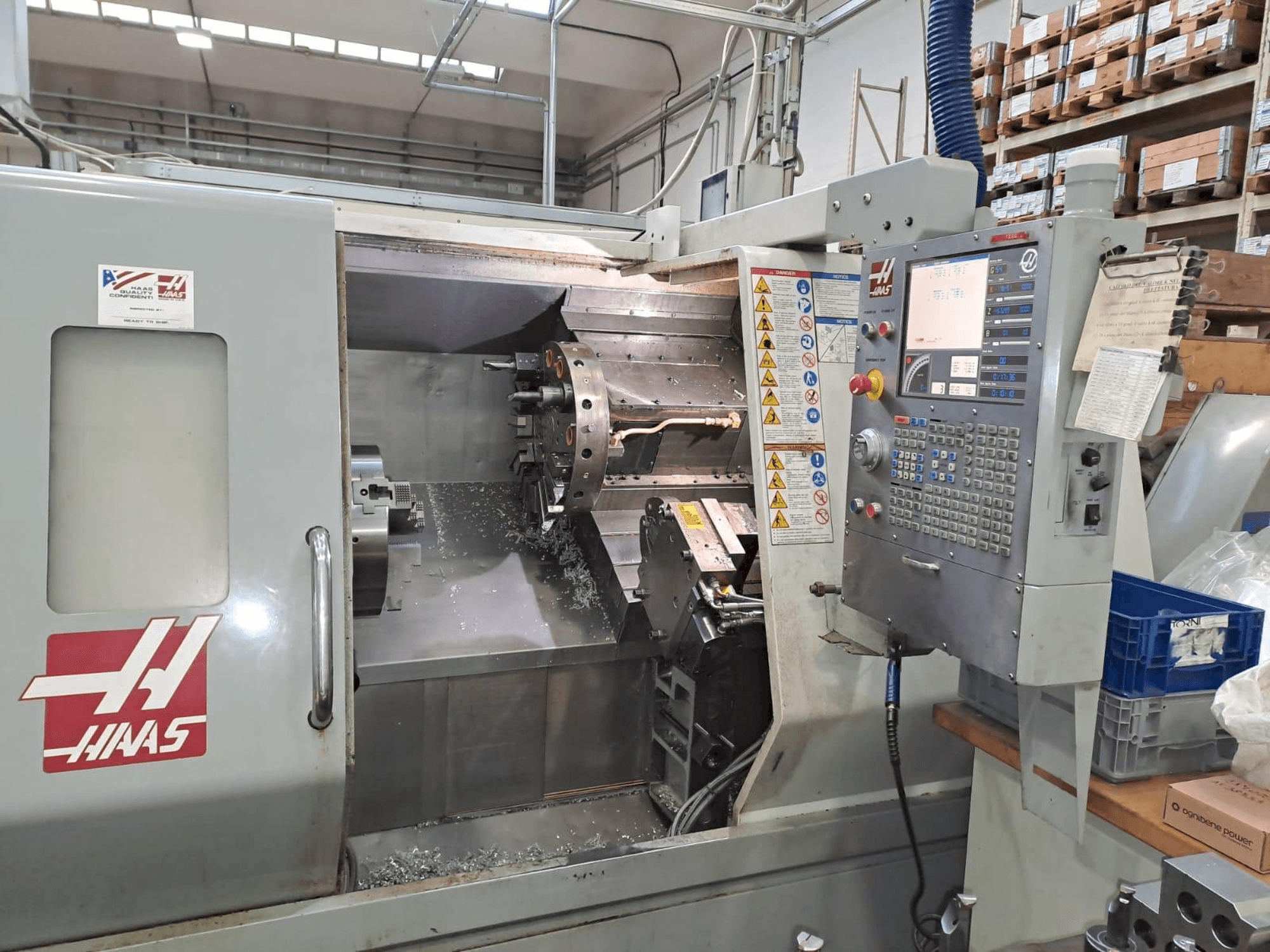 Makine HAAS SL30 - Önden görünüm