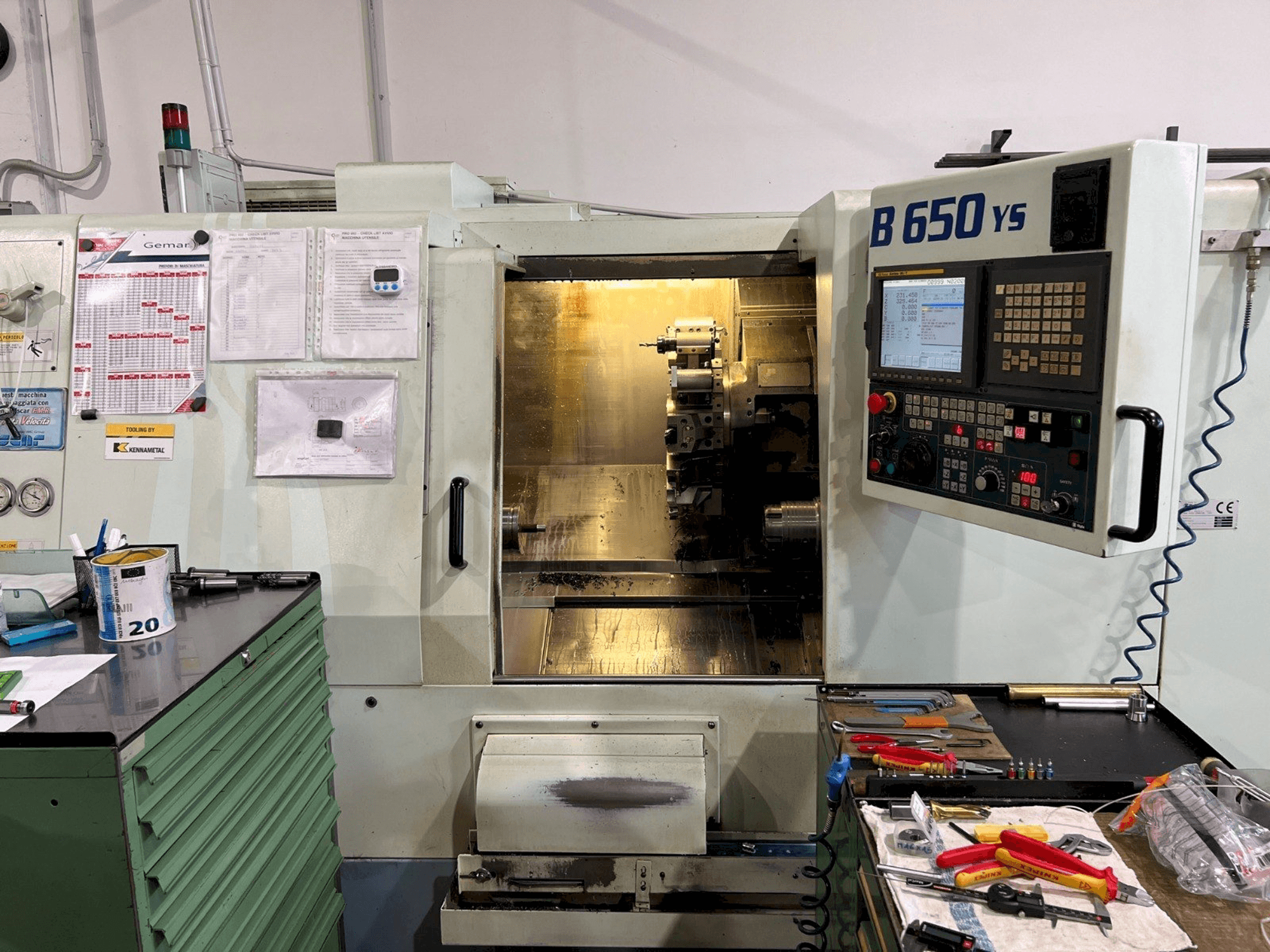 Makine Biglia B650 YS - Önden görünüm