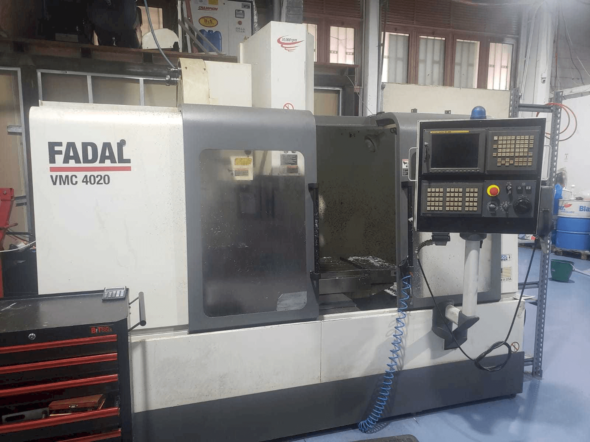 Makine FADAL VMC 4020 HT - Önden görünüm
