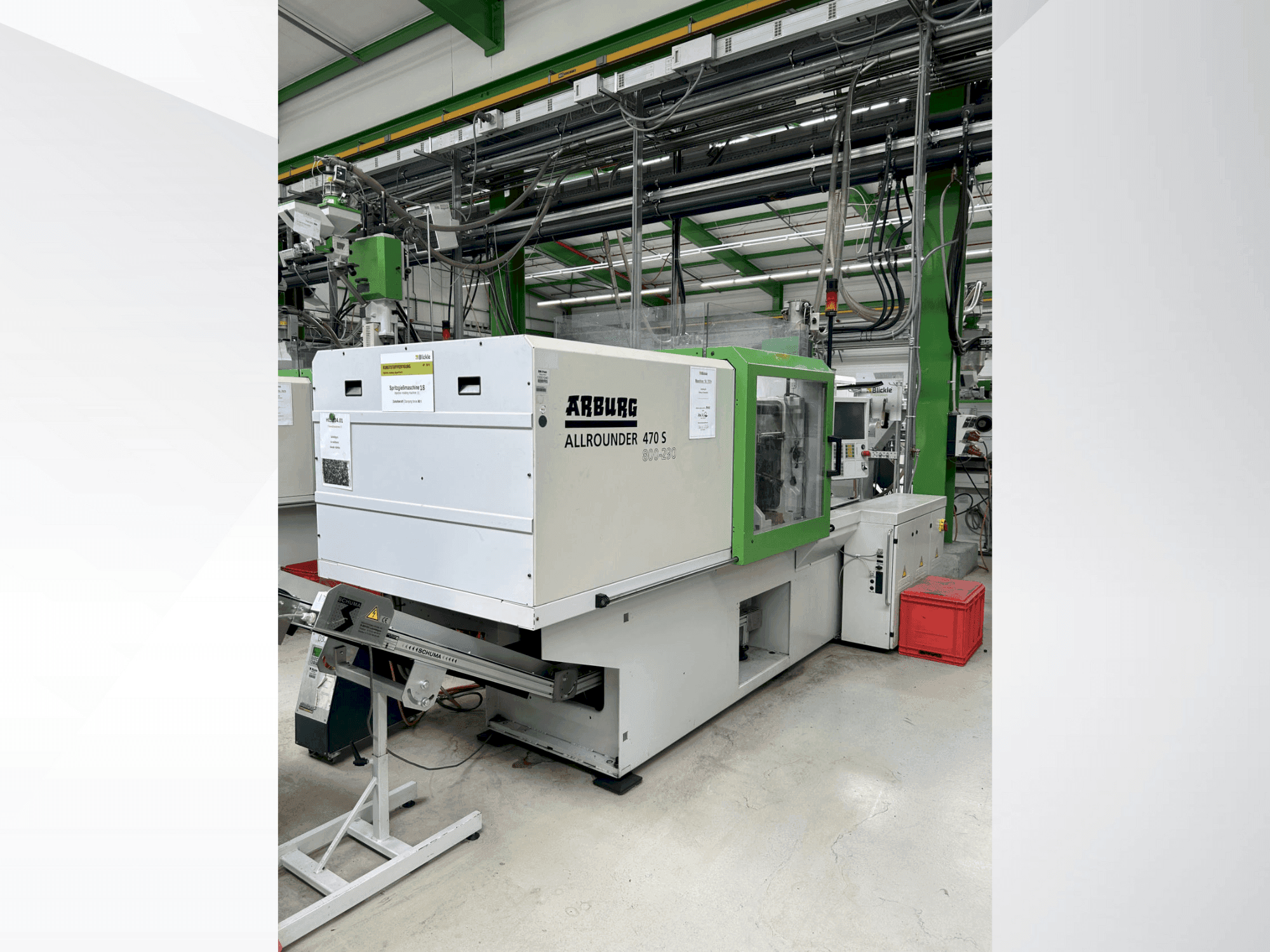 Makine Arburg 470 S / 800-290 - Önden görünüm