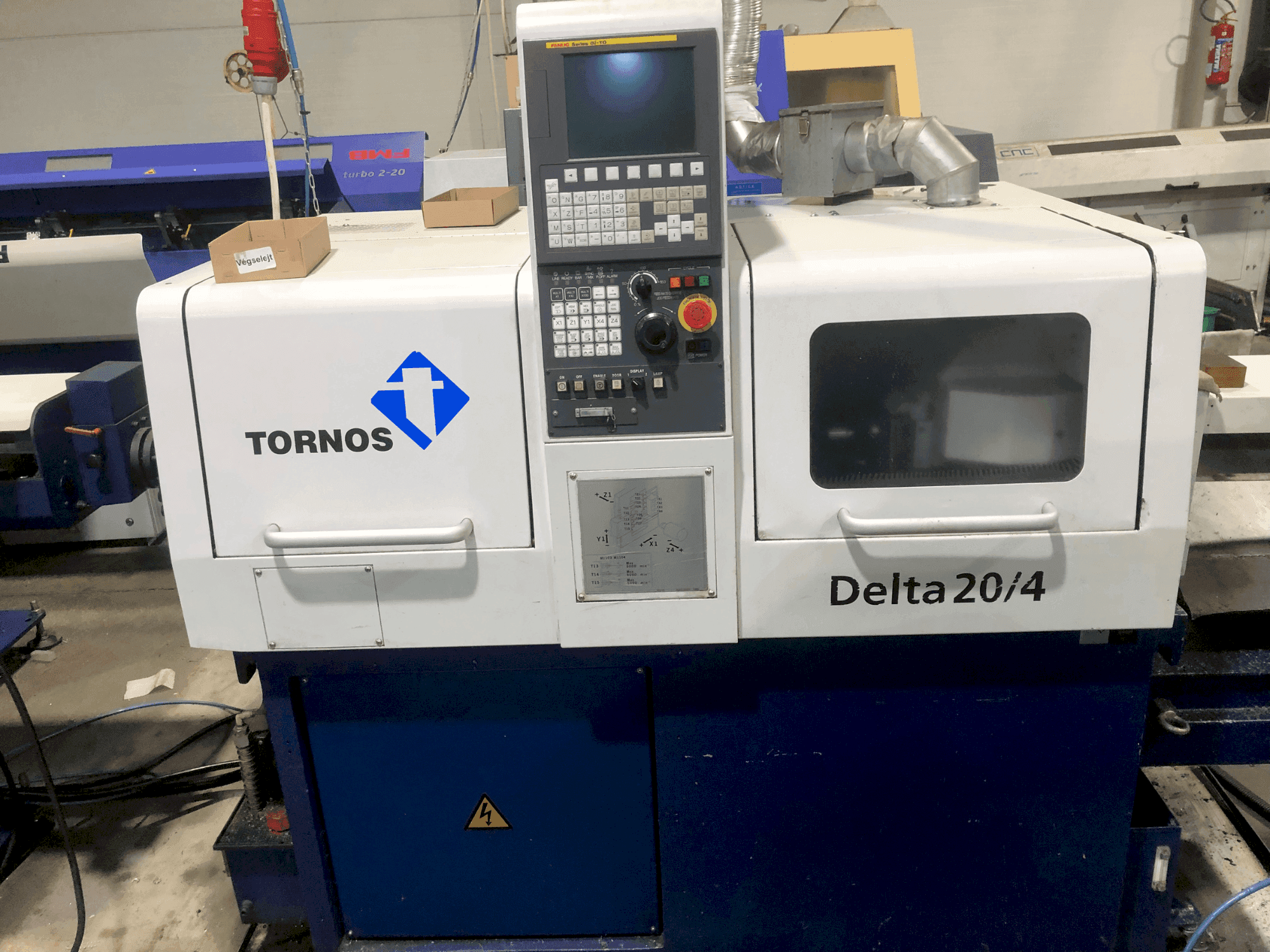Makine TORNOS TORNOS DELTA 20/4 - Önden görünüm