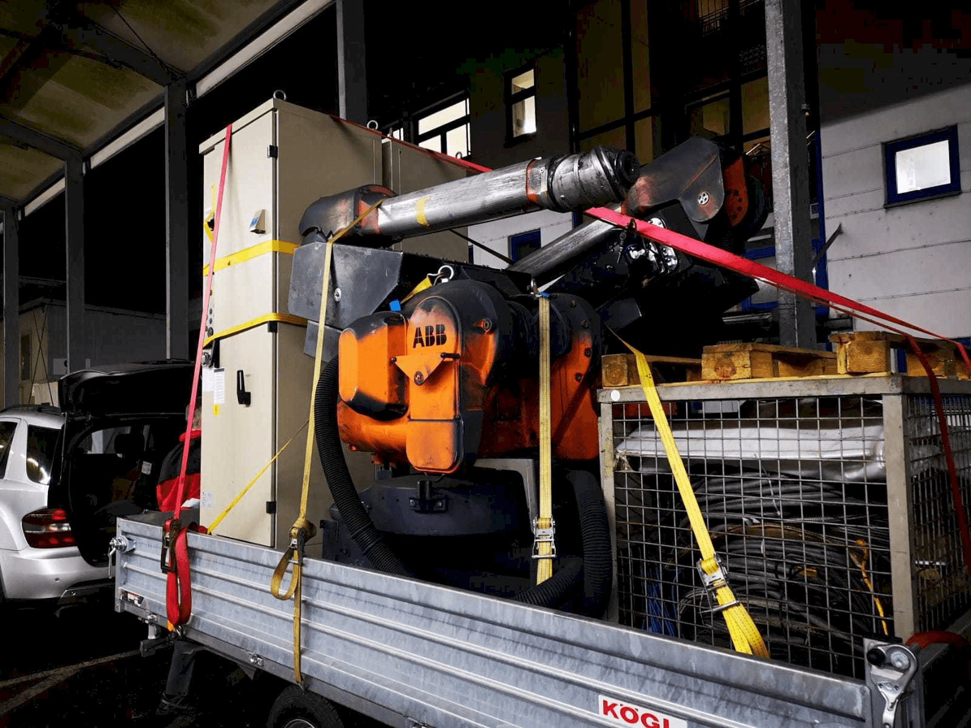 Makine ABB IRB 5400 - Önden görünüm