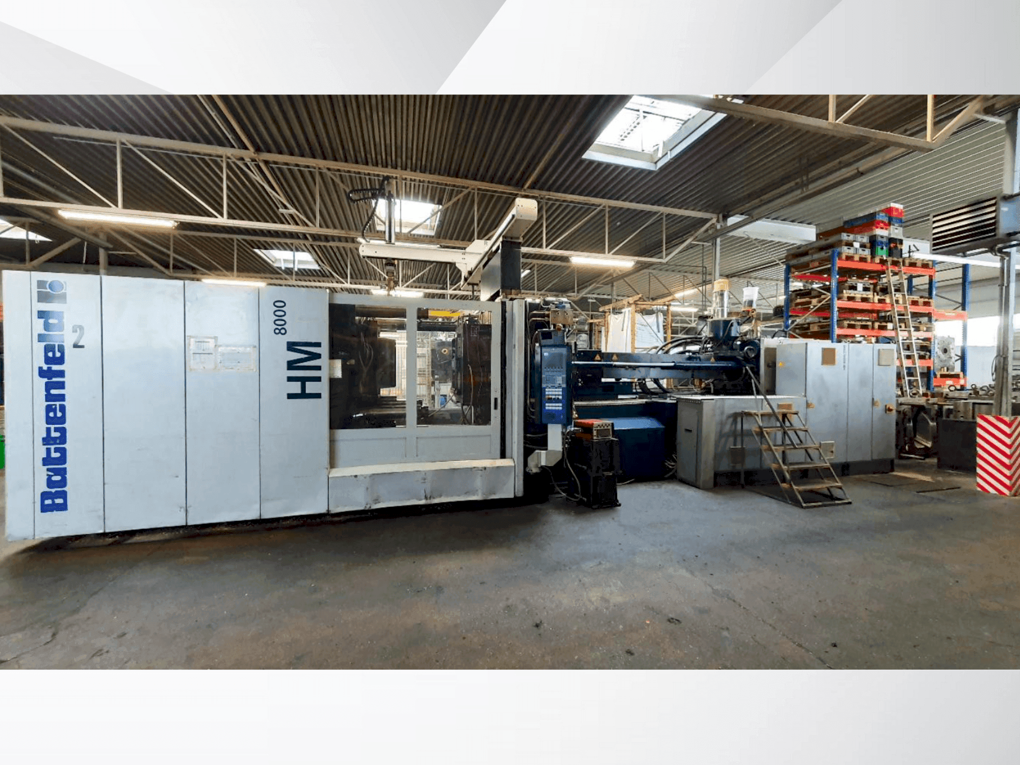 Makine Battenfeld HM 2P 800-7700 - Önden görünüm