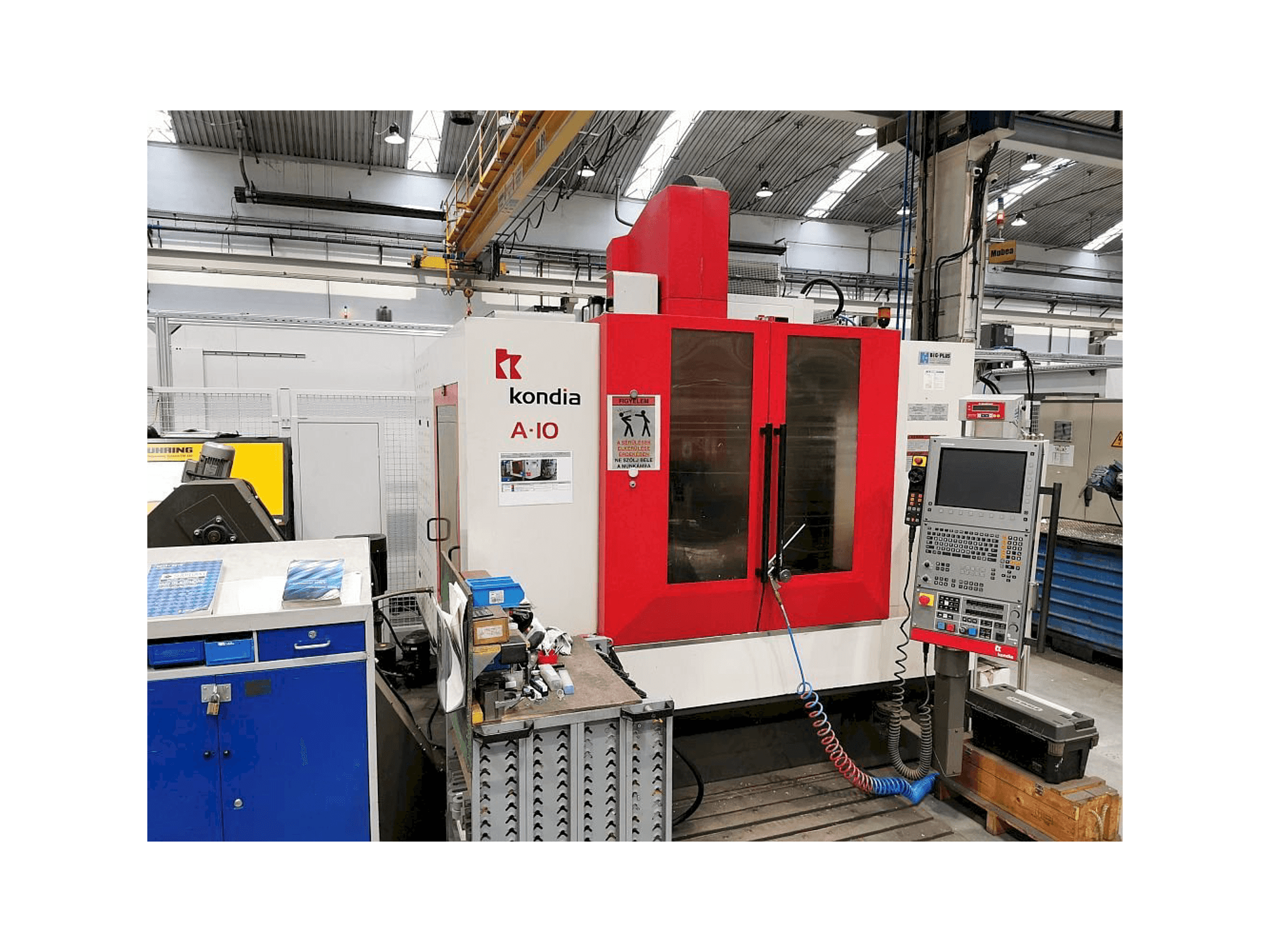 Makine KONDIA A10 - Önden görünüm