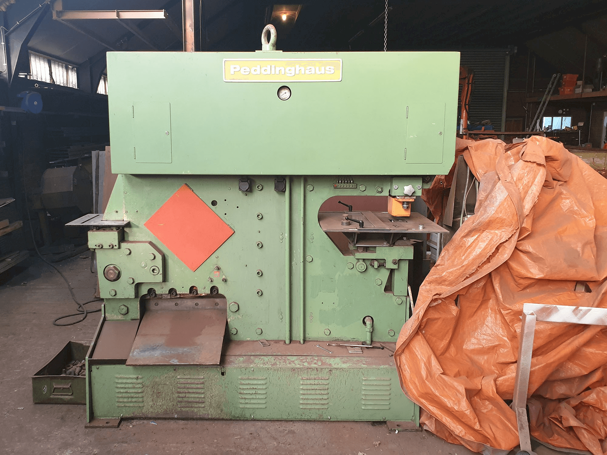 Makine Peddinghaus - Önden görünüm Peddimaster 110/170