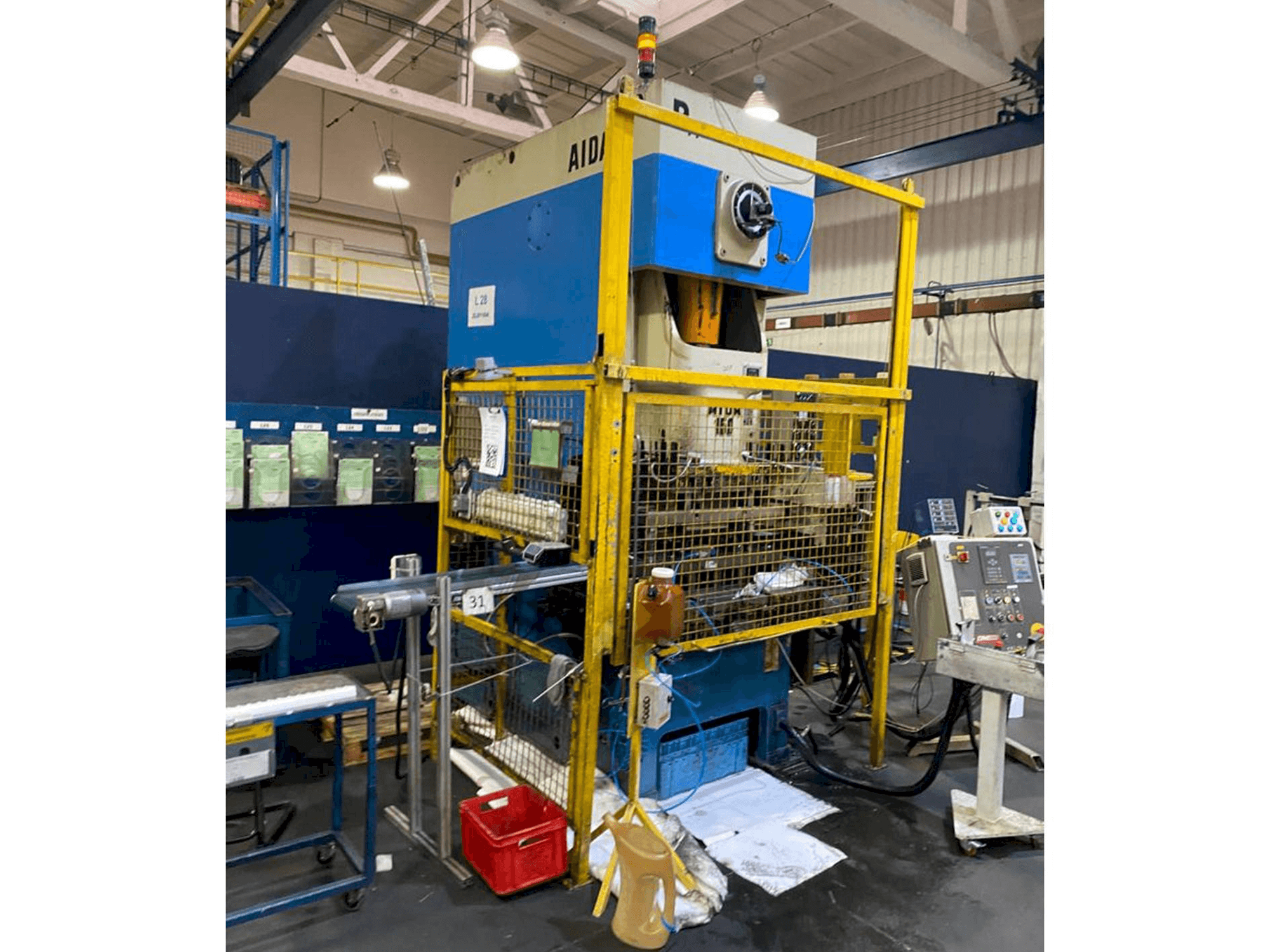 Makine AIDA NC 1-150 - Önden görünüm