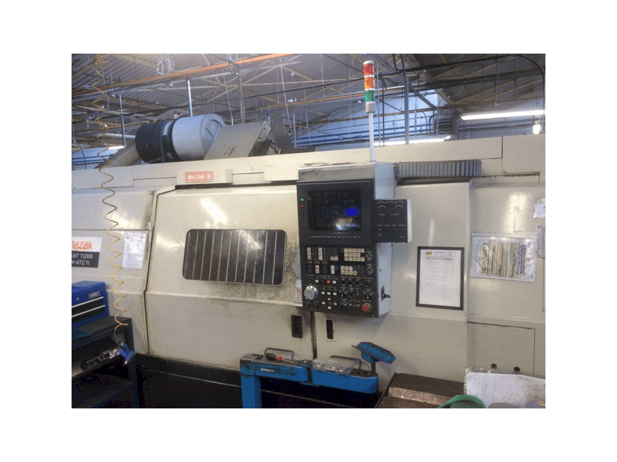 Makine Mazak Slant Turn 28N - ATC M/C - Önden görünüm