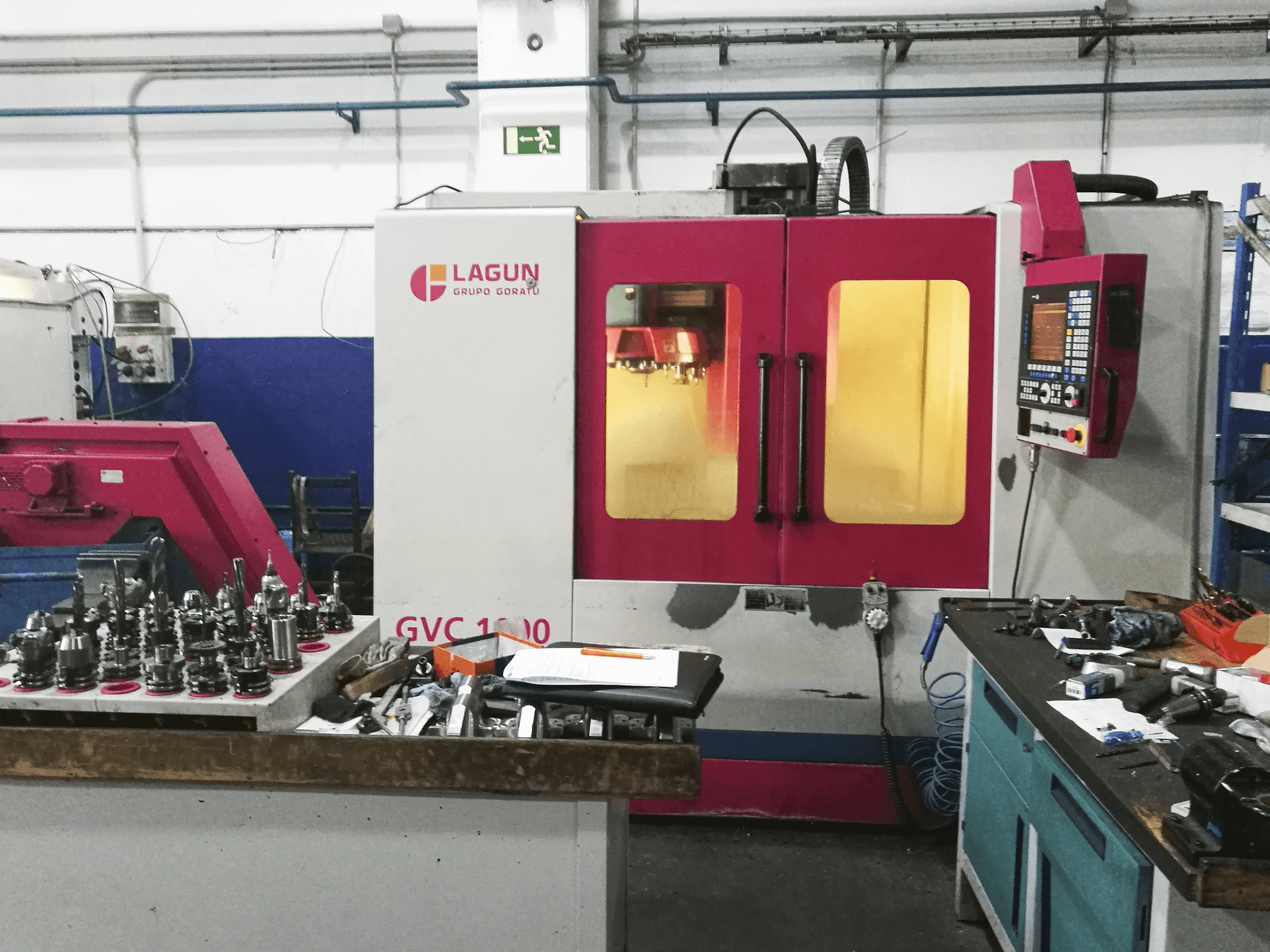 Makine Lagun - Önden görünüm GVC 1000