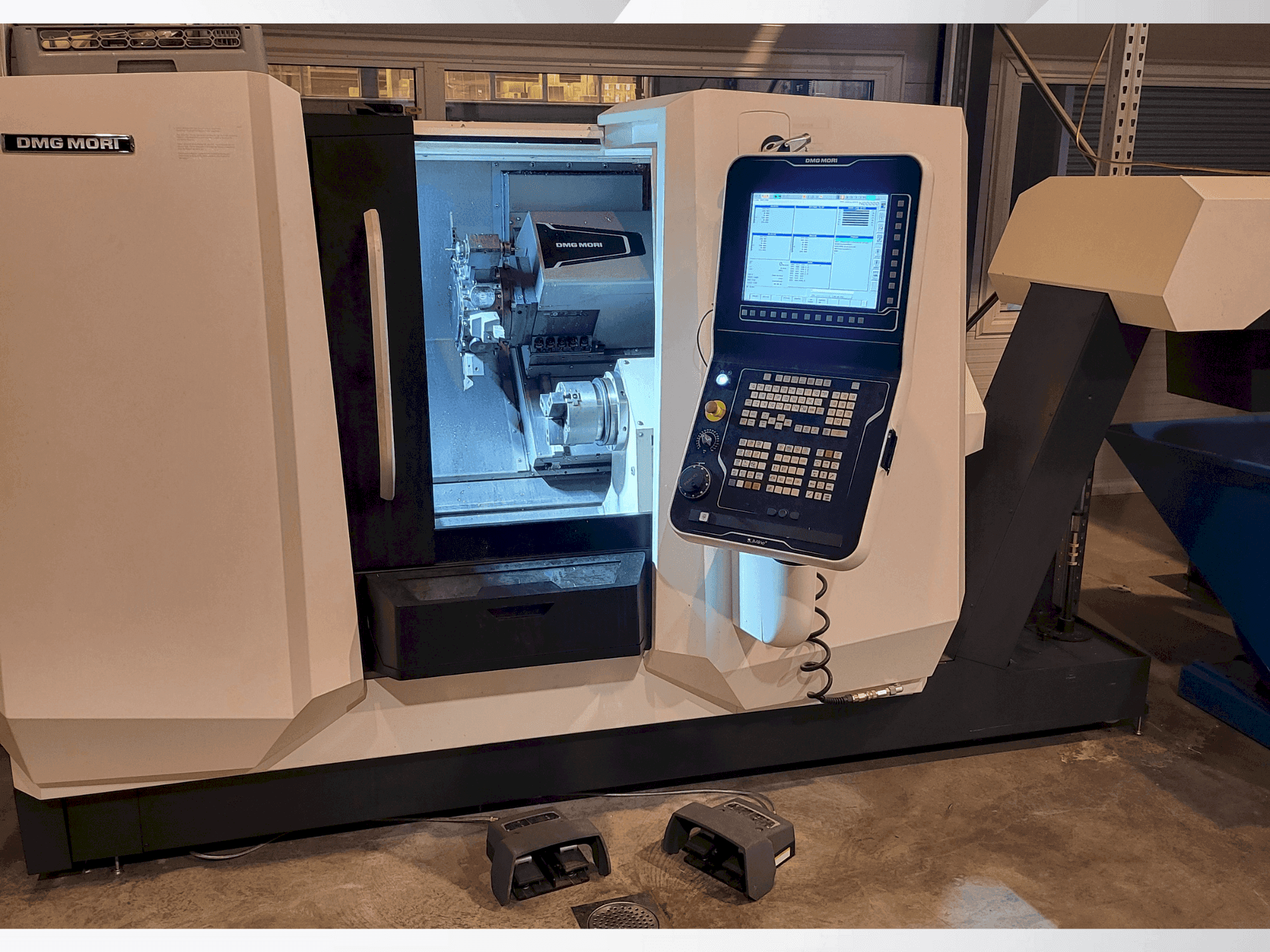 Makine DMG MORI CLX350 V6 - Önden görünüm