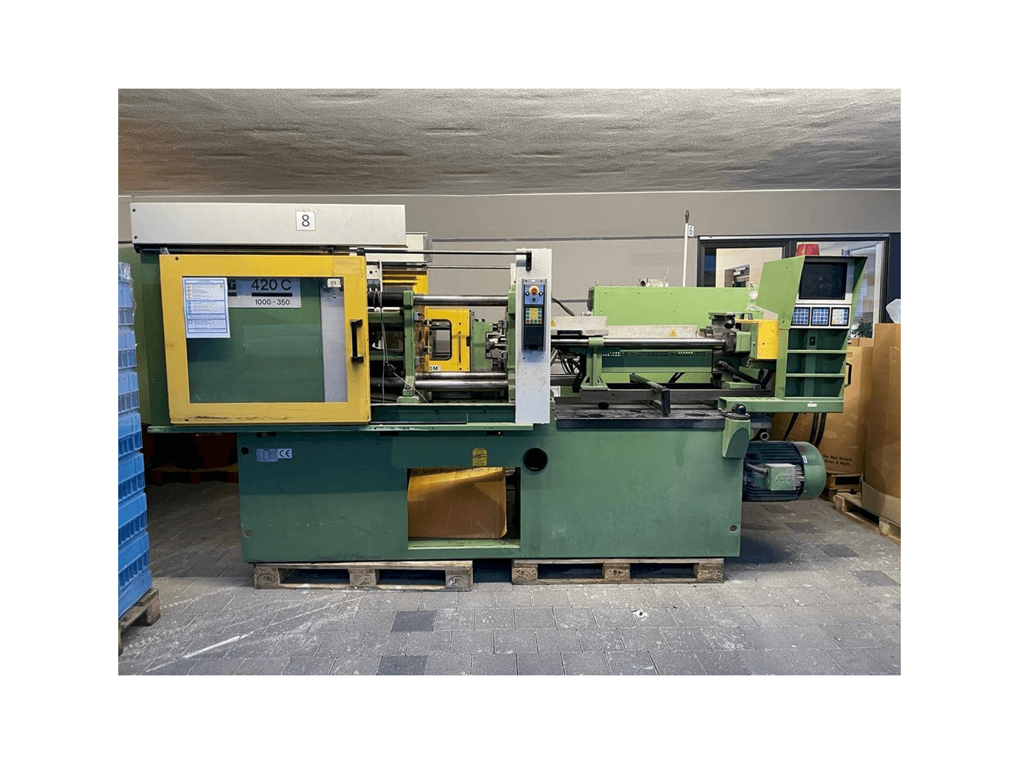 Makine Arburg 420C mit - Önden görünüm