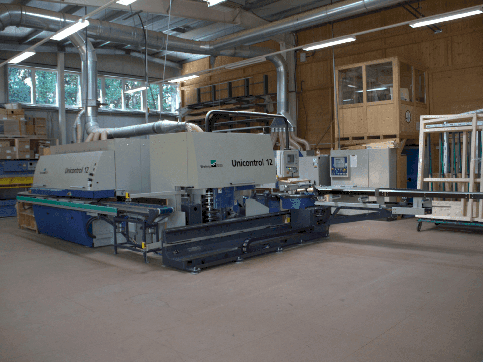 Makine WEINIG / DIMTER UNICONTROL 12 - Önden görünüm