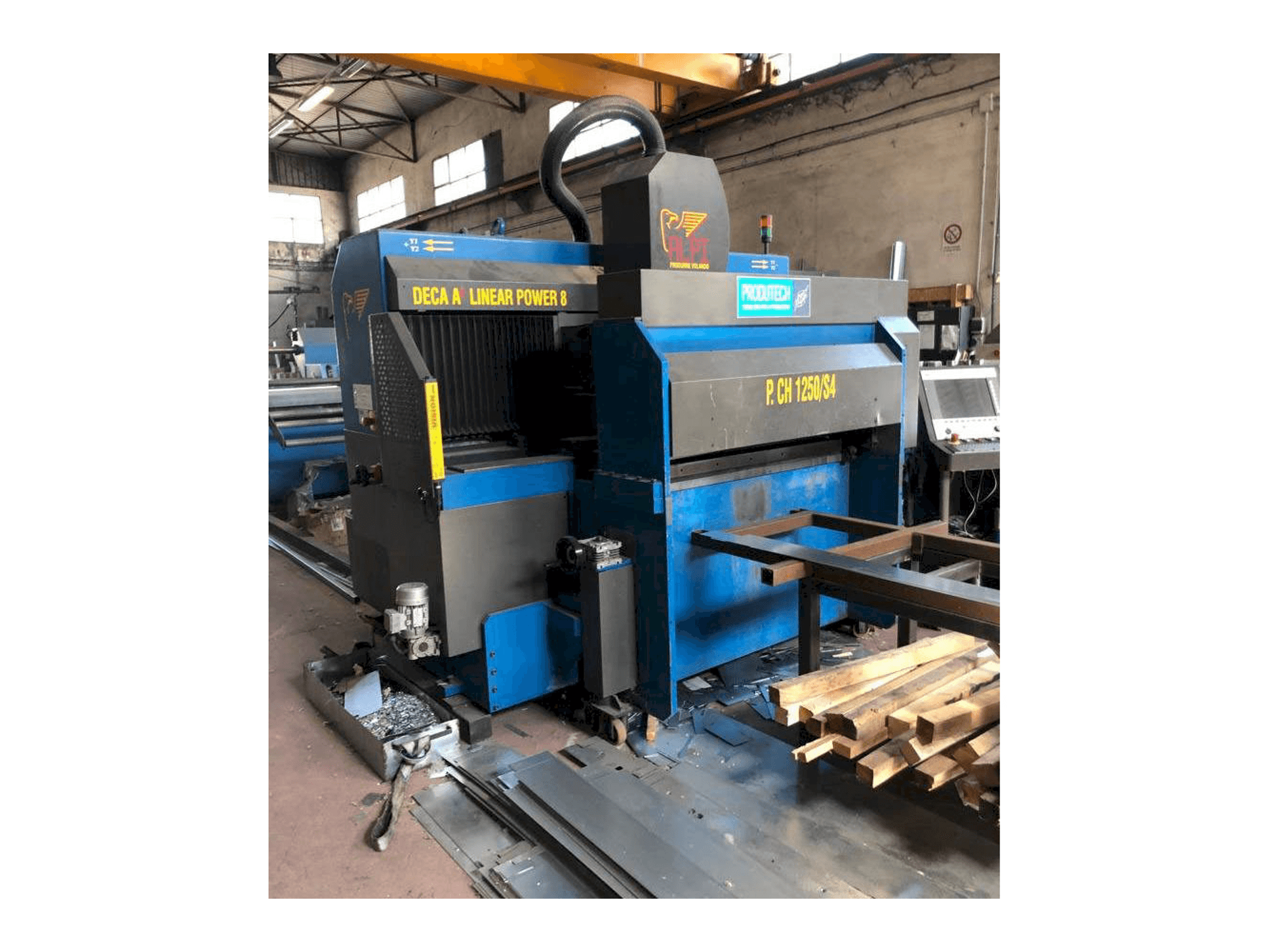 Makine PRODUTEC ALPI DECA A2 - Önden görünüm