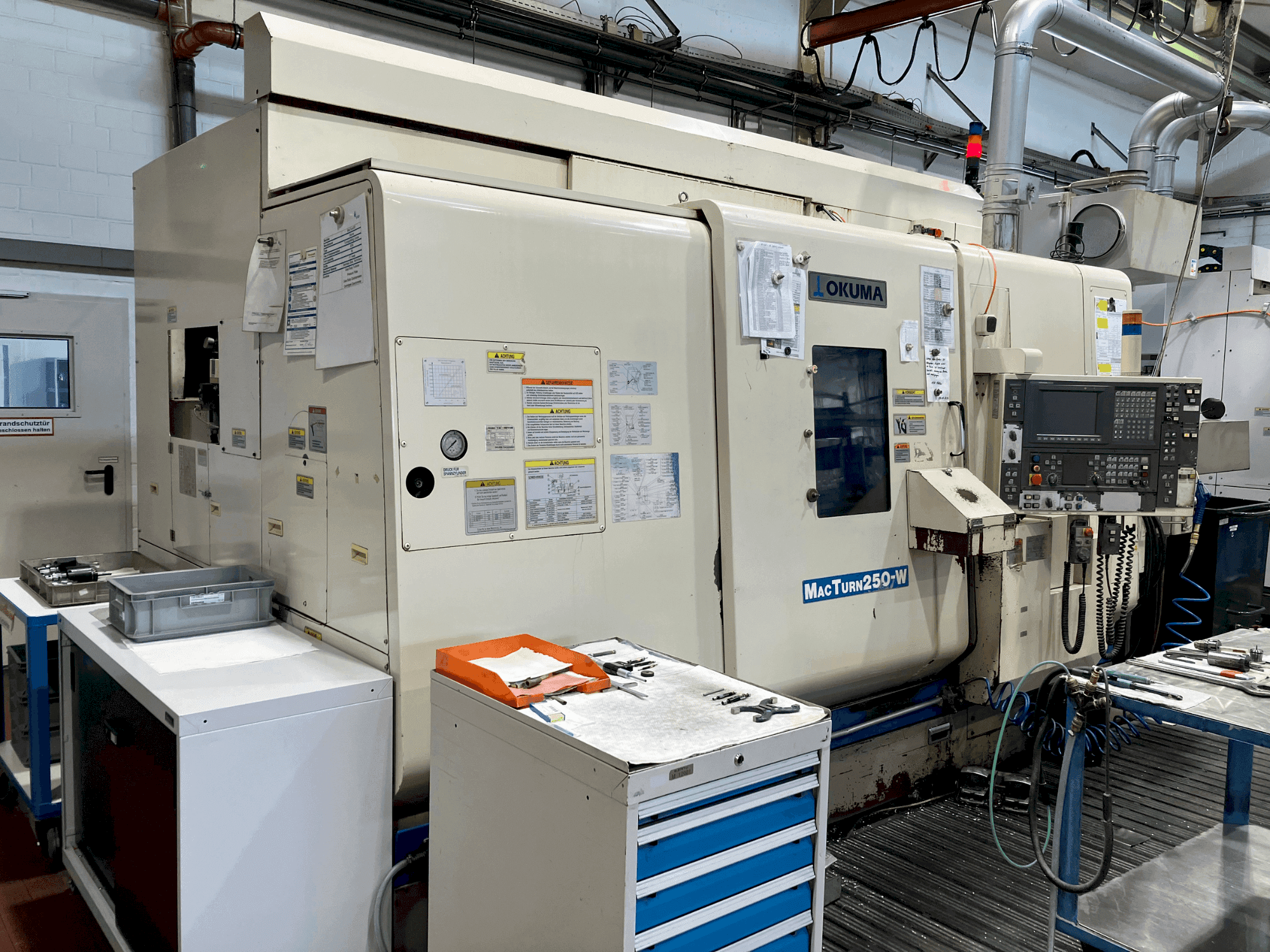 Makine Okuma MacTurn 250-W - Önden görünüm